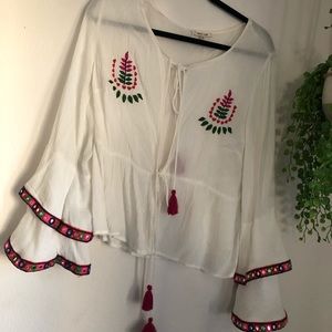 embroidered blouse